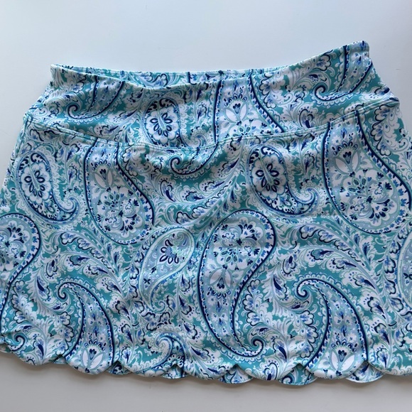 Sigrid Olsen Dresses & Skirts - Sigrid Olsen Blue and White Paisley Mini Skirt